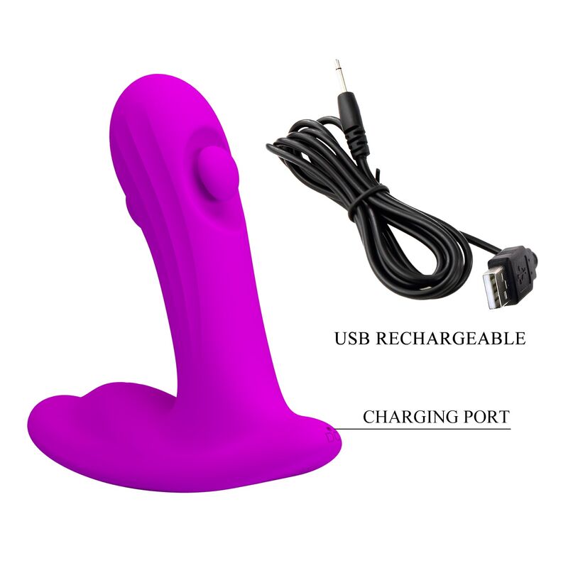 Masseur Bauer avec câble USB et emplacement du port de charge sur la base