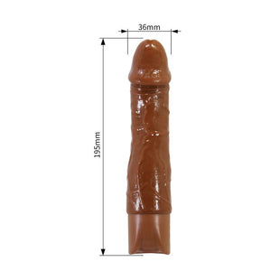 Schéma du Jermaine : longueur totale de 19,5 cm et diamètre de 3,6 cm