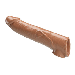 Pretty Love Penis-Verlängerungshülle 26 cm in Hautfarben — kombinierbare Einsätze