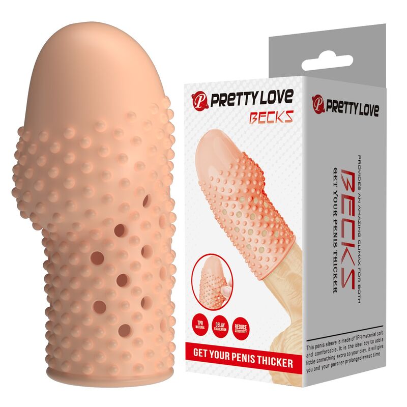 PRETTY LOVE MANCHON PENIS POUR GEEK GAGNEZ EN EPAISSEUR COULEUR NATURELLE