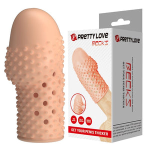 PRETTY LOVE MANCHON PENIS POUR GEEK GAGNEZ EN EPAISSEUR COULEUR NATURELLE