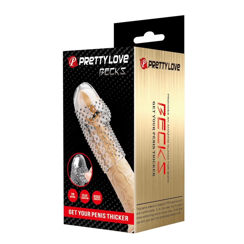 PRETTY LOVE MANCHON PENIS POUR GEEK GAGNEZ EN EPAISSEUR TRANSPARENT