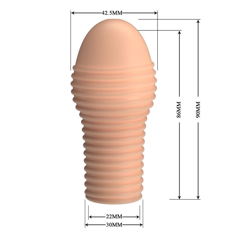 PRETTY LOVE MANCHON PENIS HOTTT POUR UN PENIS PLUS EPAISSE COULEUR NATURELLE