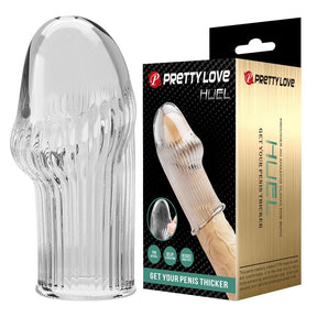 PRETTY LOVE MANCHON PENIS HUEL POUR UN PENIS PLUS EPAISSE TRANSPARENT