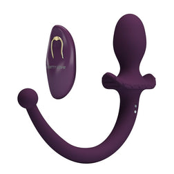 Plug anal vibrant à queue Lioea violet — avec télécommande et boîte