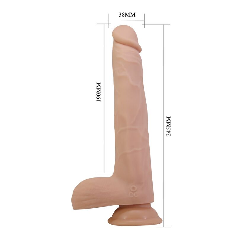Dimensioni del dildo realistico Nolan