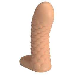 Vista de perfil de la funda Nesmith, con punta redondeada y escamas en el cuerpo