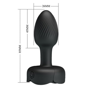 Dimensions du plug Jotham : 8,5 cm au total et 2,6 cm de diamètre maximal