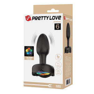 Boîte Pretty Love Jotham montrant le plug et sa lumière multicolore