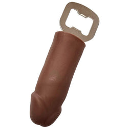 DIABLO PICANTE OUVRE PENIS EN CAOUTCHOUC MARRON