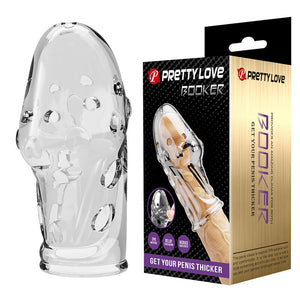 PRETTY LOVE ROCKER PENIS SLEEVE MAKE YOUR PENIS THICKER CLEAR