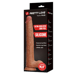 Boîte Pretty Love Torin-Plus portant la mention silicone