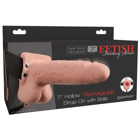 FETISH FANTASY SERIES GODEMICHET VIBRANT Creux REALISTE AVEC BOULES 178 CM