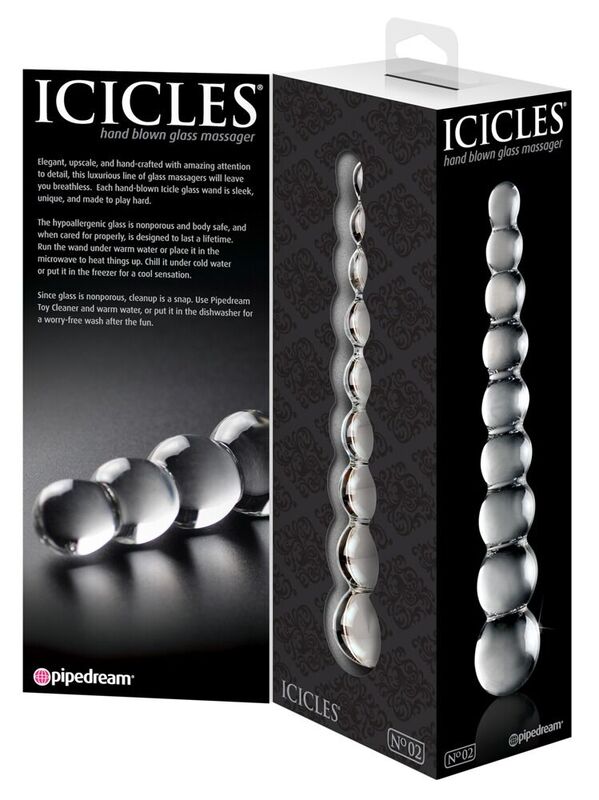 ICICLES N 2 MASSEUR EN VERRE
