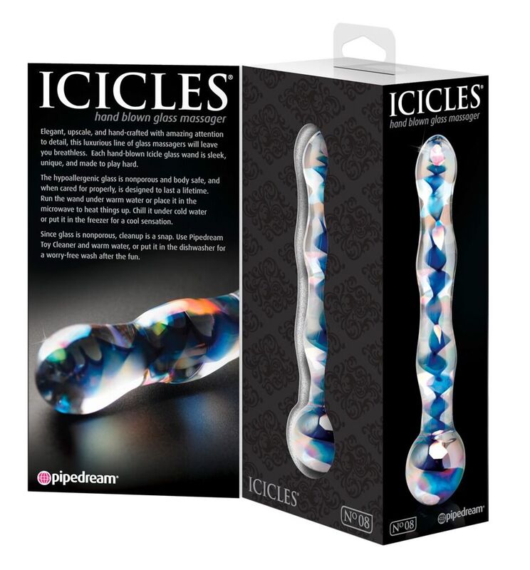 ICICLES N 8 MASSEUR EN VERRE