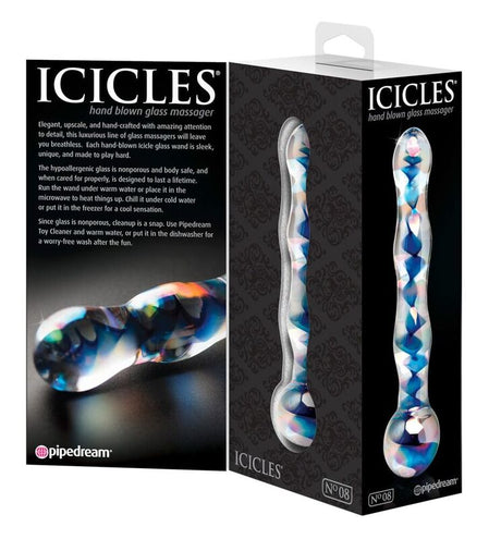 ICICLES N 8 MASSEUR EN VERRE