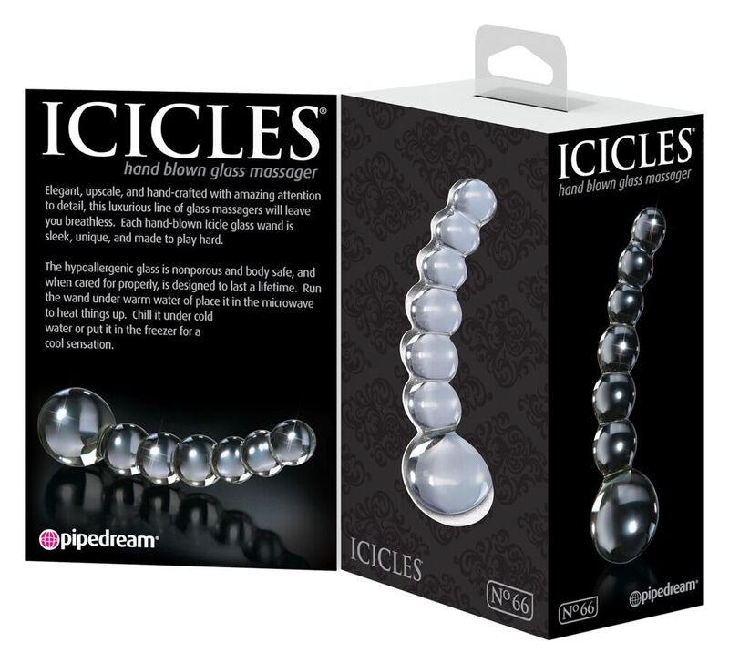 ICICLES N 66 MASSEUR TRANSPARENT