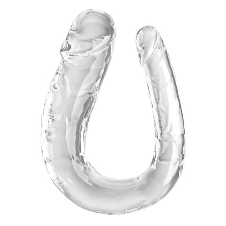 KING COCK DOUBLE TROUBLE DOUBLE GODE 44 CM TRANSPARENT