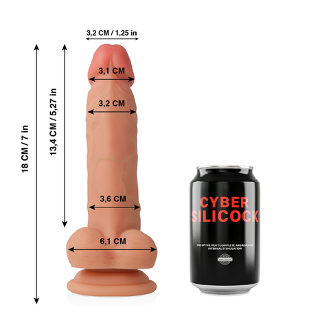 CYBER SILICOCK CONNOR SILICONE LIQUIDE SOUPLE ULTRA REALISTE 205 CM O 37 CM