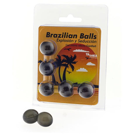 TALOKA 5 BALLES BRESILIENNES GEL EXCITANT EFFET CONFORT