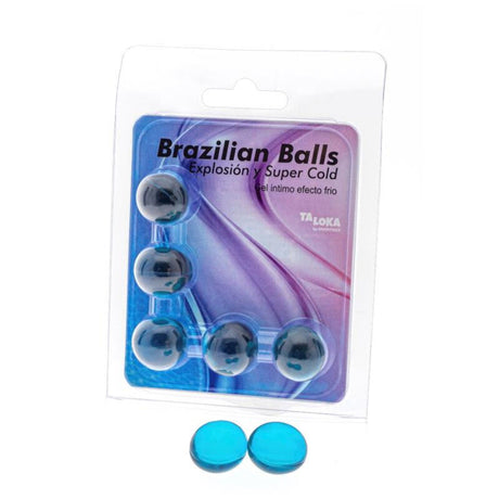 TALOKA 5 BOULES BRESILIENNES GEL EXCITANT EFFET FROID