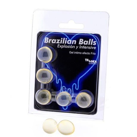 TALOKA 5 BALLES BRESILIENNES GEL EXCITANT EFFET FROID VIBRATION