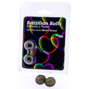 TALOKA 2 BOULES BRESILIENNES PLUS DEFFET DE SAVEUR GEL EXCITANT
