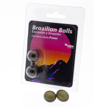 TALOKA 2 BALLES BRESILIENNES GEL EXCITANANT EFFET PUISSANT