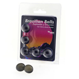 TALOKA 5 BALLES BRESILIENNES GEL EXCITANT EFFET PUISSANT