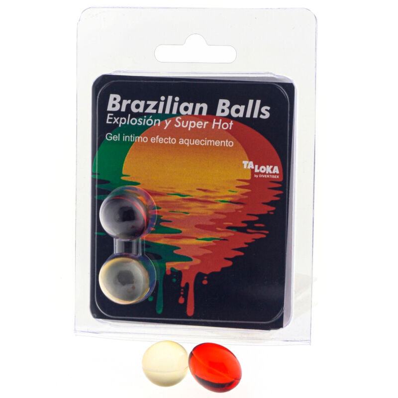 TALOKA 2 BOULES BRESILIENNES GEL EXCITANT EFFET SUPER CHAUD