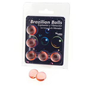 TALOKA 5 BRAZILIAN BALLS, ERREGENDES GEL MIT VIBRIERENDEM EFFEKT