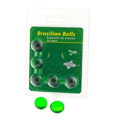 TALOKA 5 BOULES BRESILIENNES GEL INTIME MENTHE