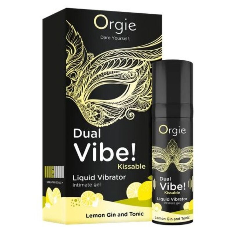 Gel Dual Vibe Lemon Gin and Tonic ORGIE et son étui