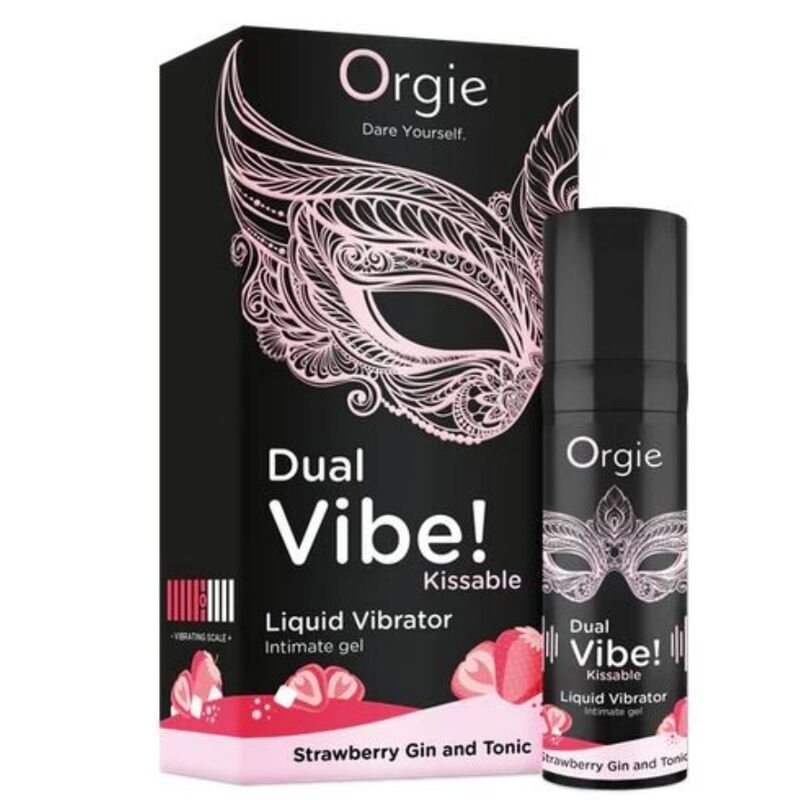 Gel Dual Vibe Strawberry Gin and Tonic ORGIE avec son étui