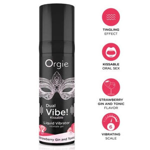 Dual Vibe Strawberry Gin and Tonic ORGIE 15 ml et ses effets