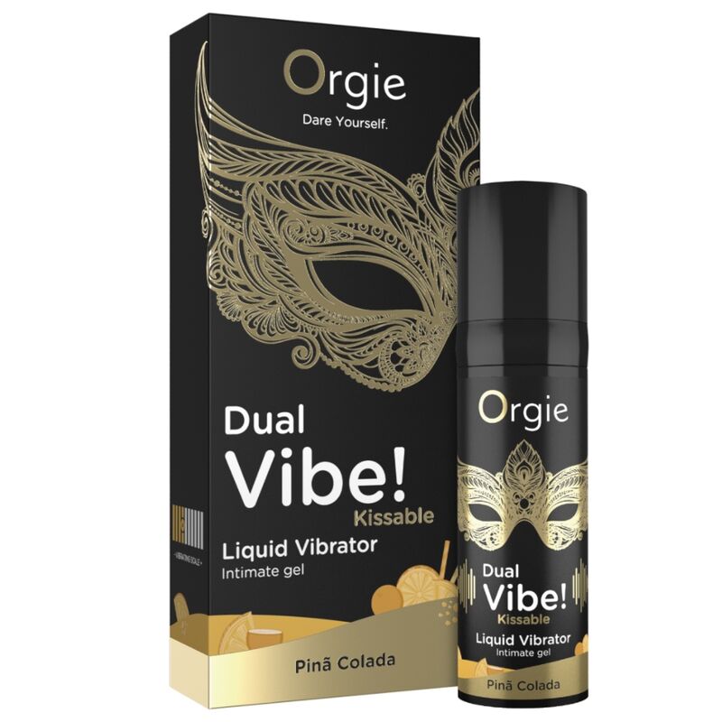 Gel Dual Vibe Piña Colada ORGIE et son étui