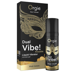Gel Dual Vibe Piña Colada ORGIE et son étui