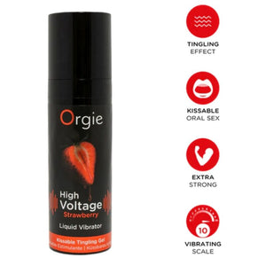 High Voltage Strawberry ORGIE 15 ml et présentation des effets