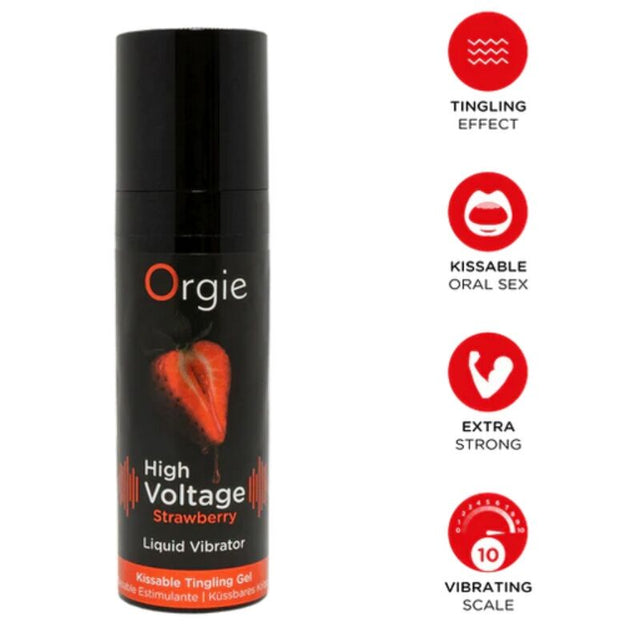 High Voltage Strawberry ORGIE 15 ml et présentation des effets