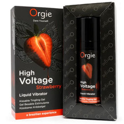 Présentation du gel High Voltage Strawberry dans son coffret ouvert