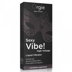 Étui noir du gel Sexy Vibe High Voltage ORGIE 15 ml