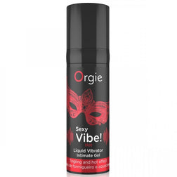 Flacon noir et rouge du gel Sexy Vibe Hot ORGIE