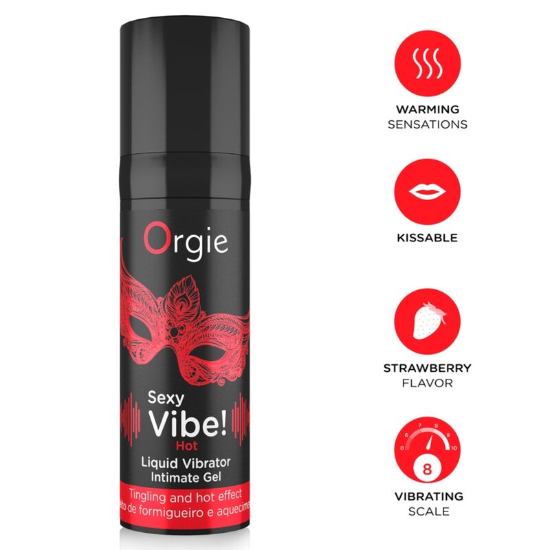 Gel Sexy Vibe Hot ORGIE 15 ml et présentation des effets