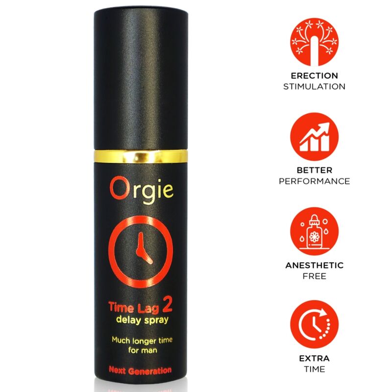 Spray Time Lag 2 ORGIE 10 ml et présentation des caractéristiques