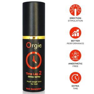 Spray Time Lag 2 ORGIE 10 ml et présentation des caractéristiques