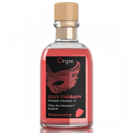 Huile de massage Sexy Therapy Strawberry ORGIE en flacon