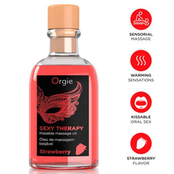 Flacon Sexy Therapy Strawberry ORGIE 100 ml et ses effets