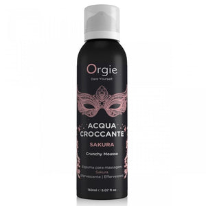 Flacon aérosol de mousse Acqua Croccante Sakura avec capuchon transparent