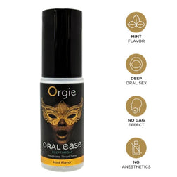 Spray buccal Oral Ease ORGIE 15 ml et présentation des caractéristiques