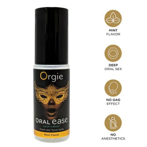 Spray buccal Oral Ease ORGIE 15 ml et présentation des caractéristiques